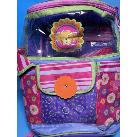 Build A Bear Workshop Multicolor Clear Backpack Y2K 2005 Backpack